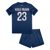 Camisetas Paris Saint Germain Kolo Muani 23 Primera 2024-25 - Niño (+ Pantalones)